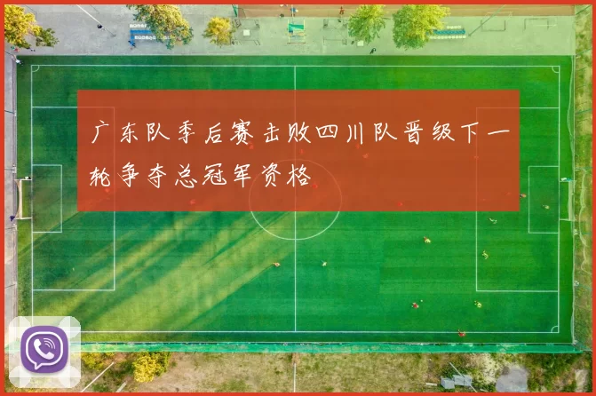 广东队季后赛击败四川队晋级下一轮争夺总冠军资格